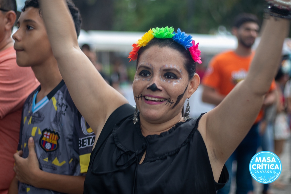FOTOGALERÍA: Masa Crítica Guayaquil celebró Halloween en bicicleta con disfraces y música